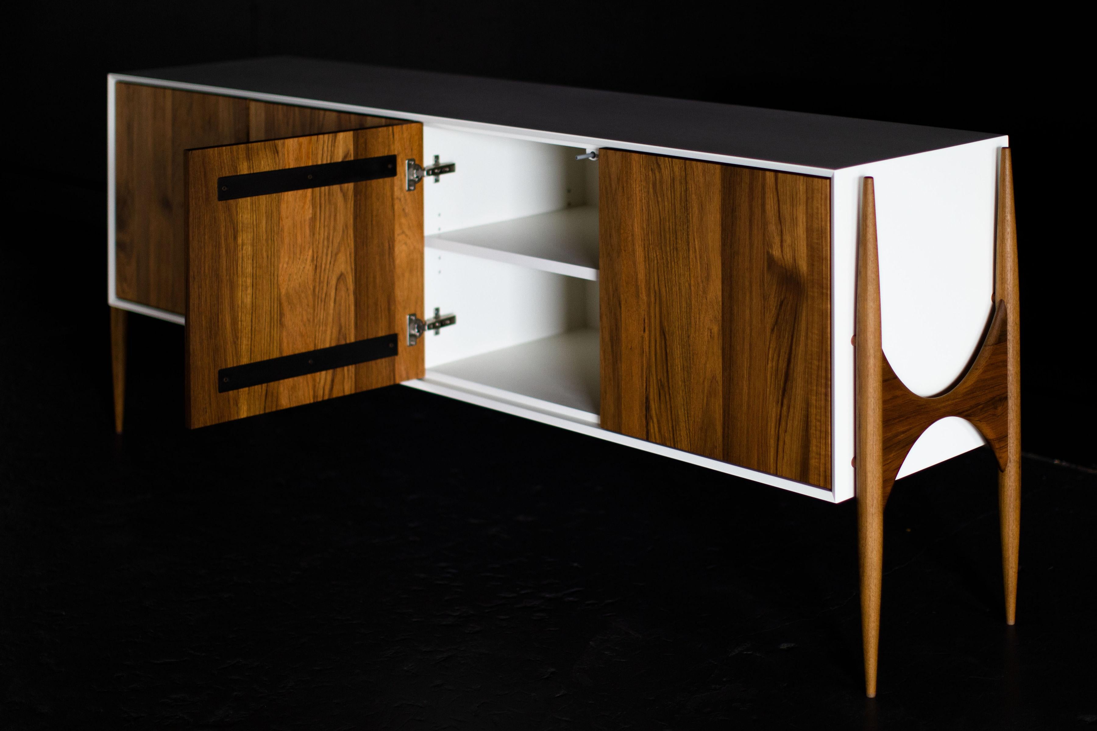 Modern Teak Credenza, Cambre Collection for Craft Associates For Sale 1
