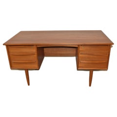 Vintage Modern Teak Desk Bookcase By Svend Madsen For Falster