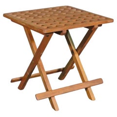 Modern Teak Folding Table Modern Teak Folding Table