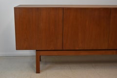 Modern Teak Four Door Danish Credenza Bernhard Petersen & Son