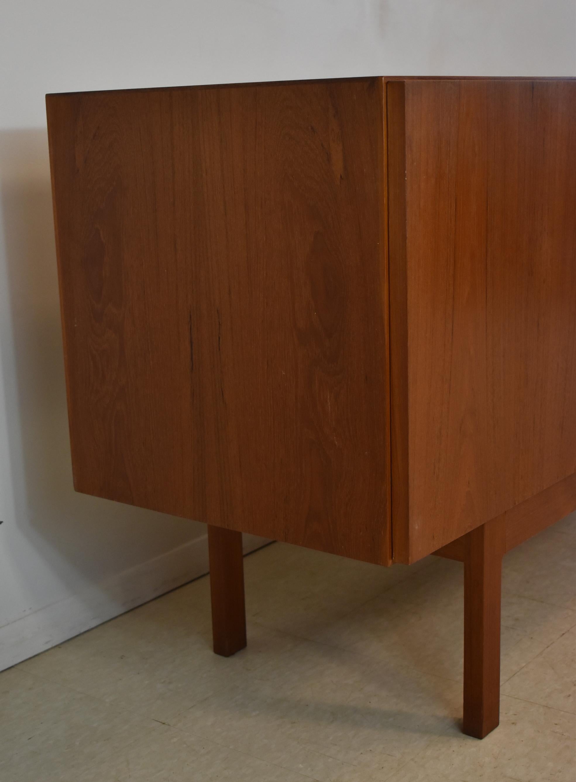 20th Century Modern Teak Four Door Danish Credenza Bernhard Petersen & Son