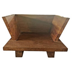 Modern Teak Wood Lounge Chair