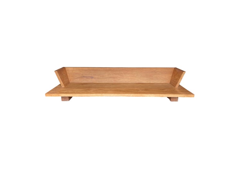 Teak Wood Sofa Modern Organic For Sale at 1stDibs organic modern couch