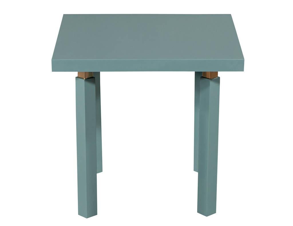 teal end tables