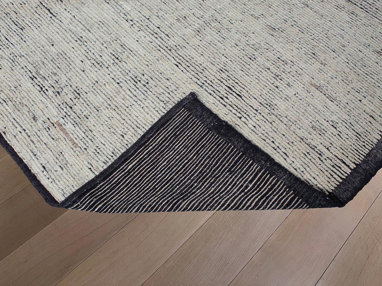 African Wool Rug Modern Textural African Wool Rug For Sale at 1stDibs