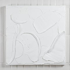 Modern Textural Monochromatic Painting by Michael Allen