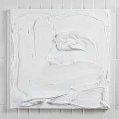 Modernes strukturiertes monochromes Gemälde von Michael Allen