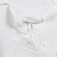 Modern Textural Monochromatic Painting by Michael Allen