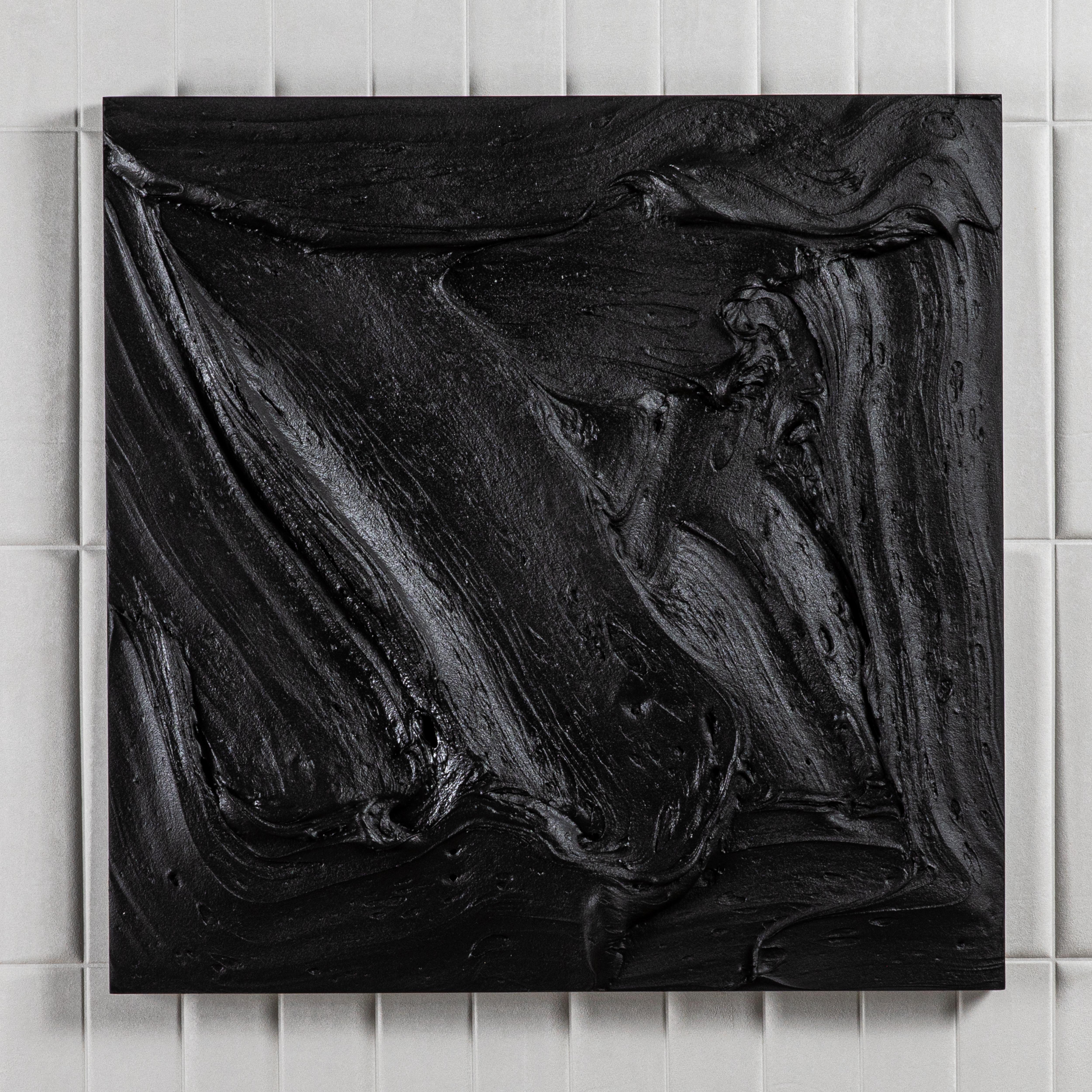 Modernes strukturiertes monochromes Gemälde von Michael Allen im Zustand „Neu“ im Angebot in West Hollywood, CA