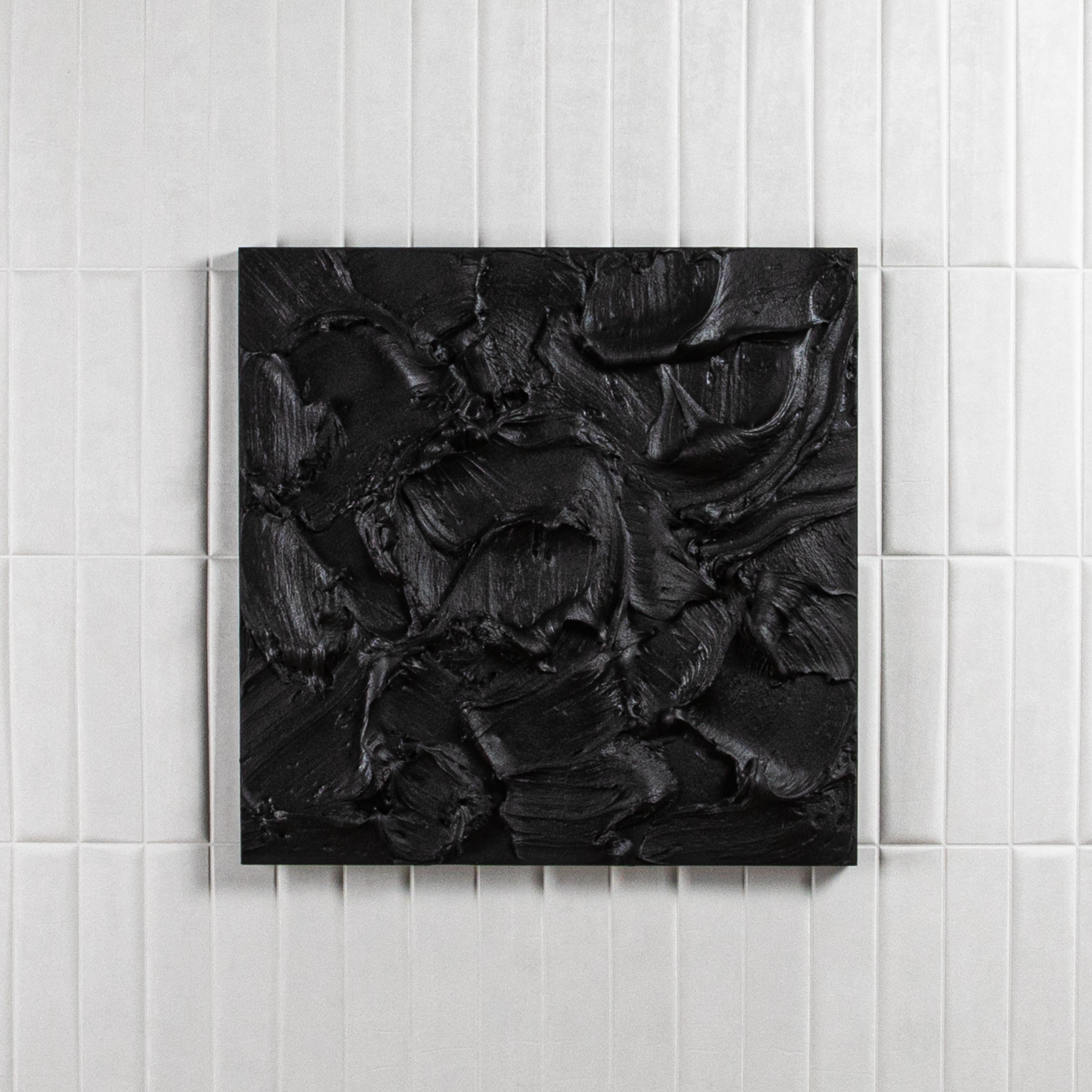 Modernes strukturiertes monochromes Gemälde von Michael Allen im Zustand „Neu“ im Angebot in West Hollywood, CA