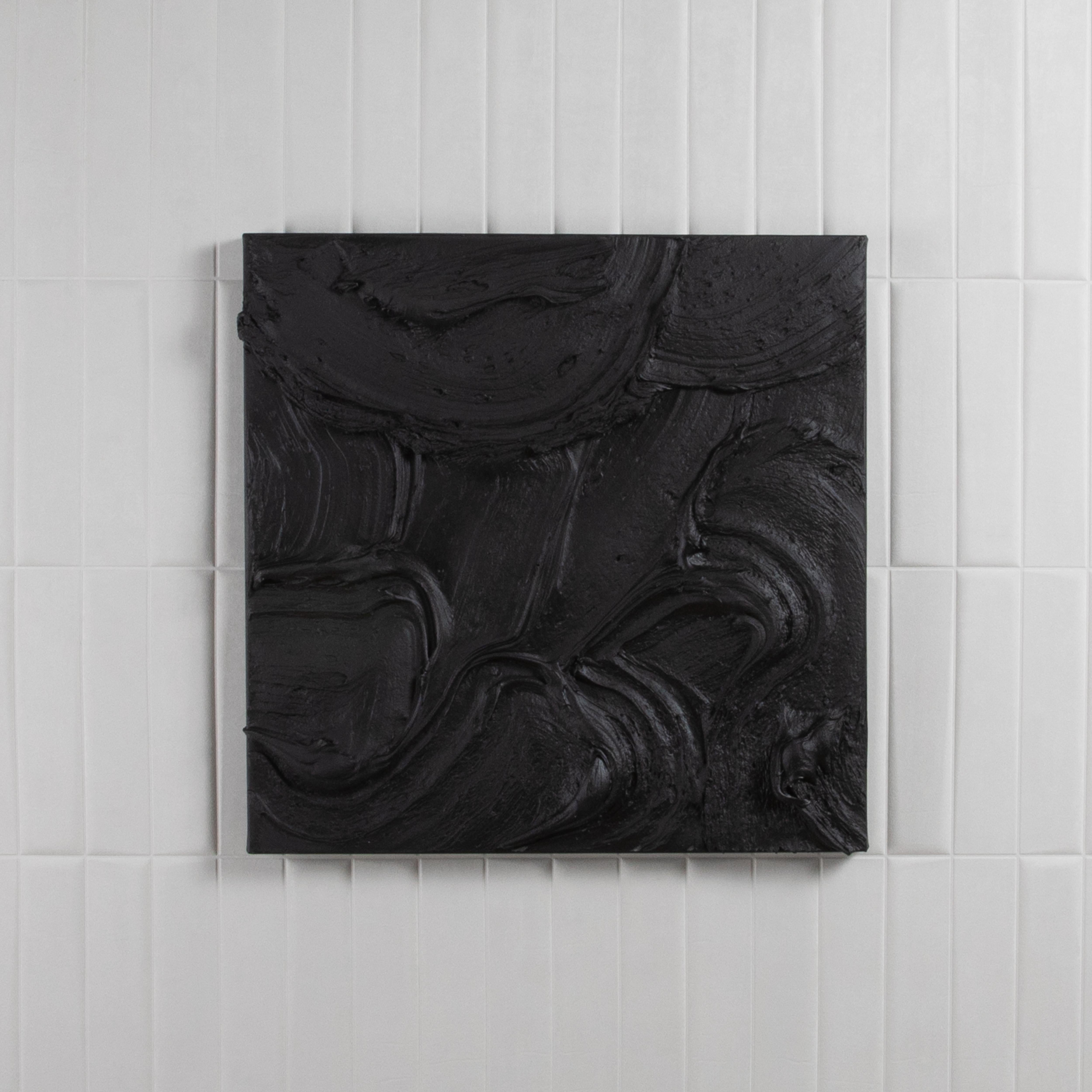 Modernes strukturiertes monochromes Gemälde von Michael Allen im Zustand „Neu“ im Angebot in West Hollywood, CA