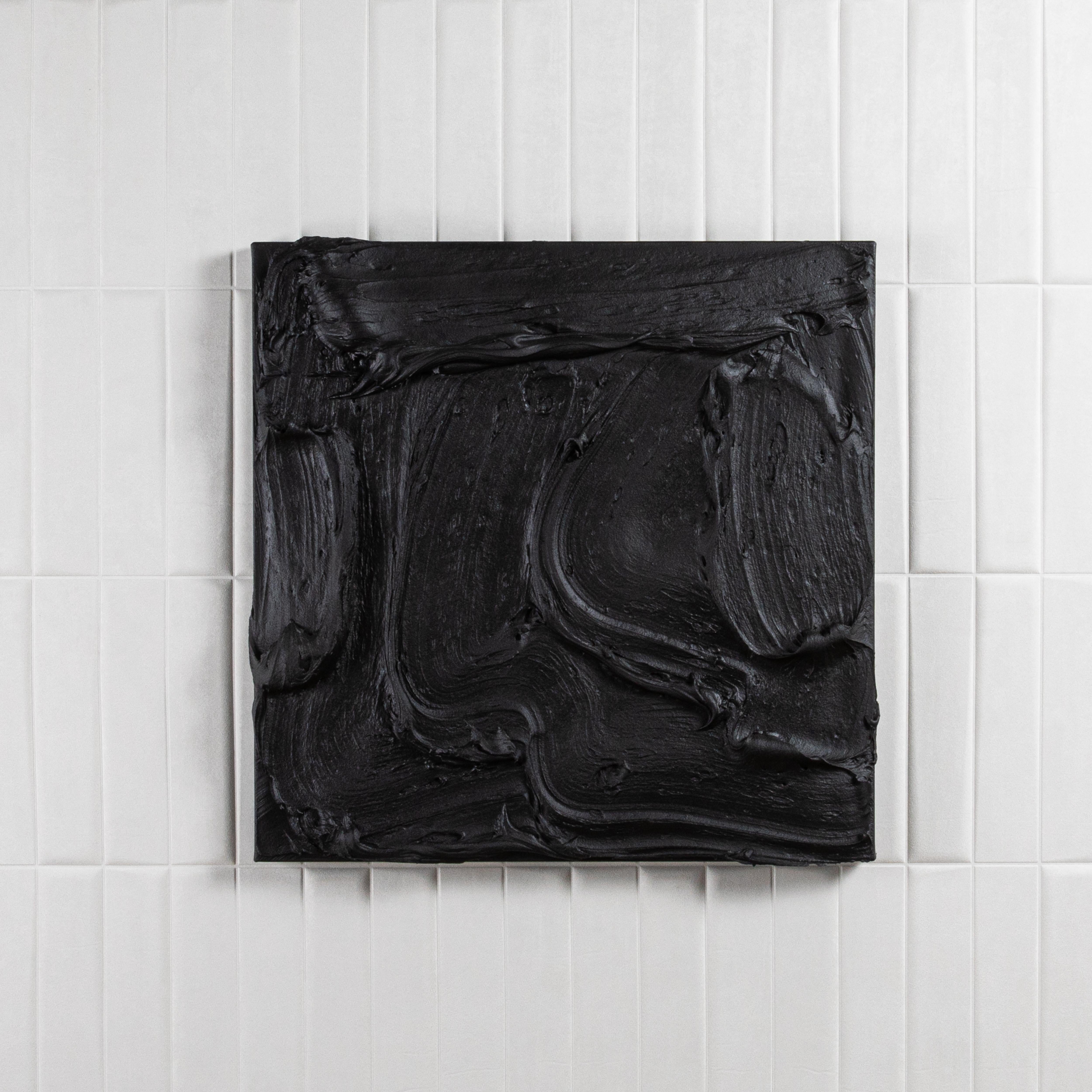 Modernes strukturiertes monochromes Gemälde von Michael Allen im Zustand „Neu“ im Angebot in West Hollywood, CA