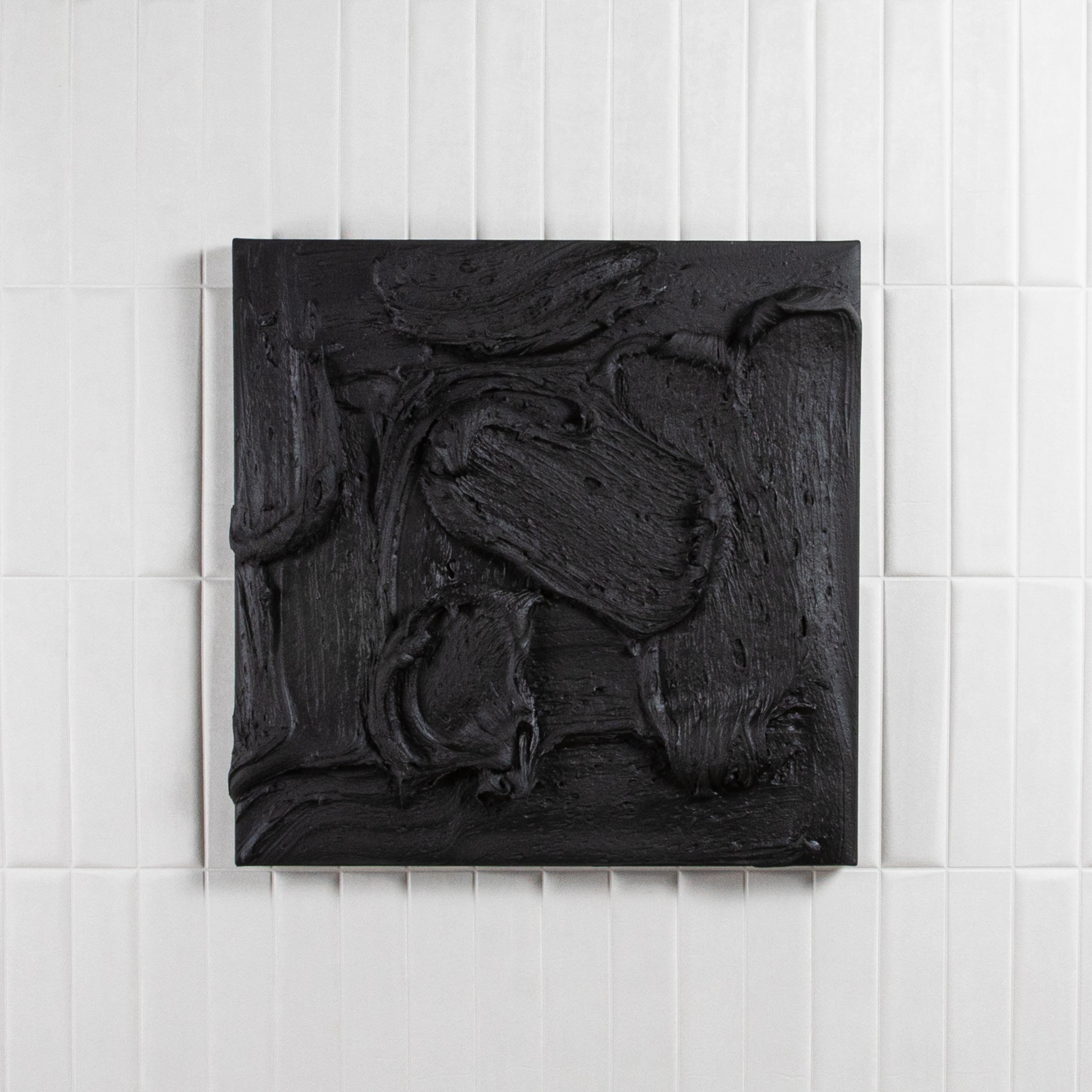 Modernes strukturiertes monochromes Gemälde von Michael Allen im Zustand „Neu“ im Angebot in West Hollywood, CA