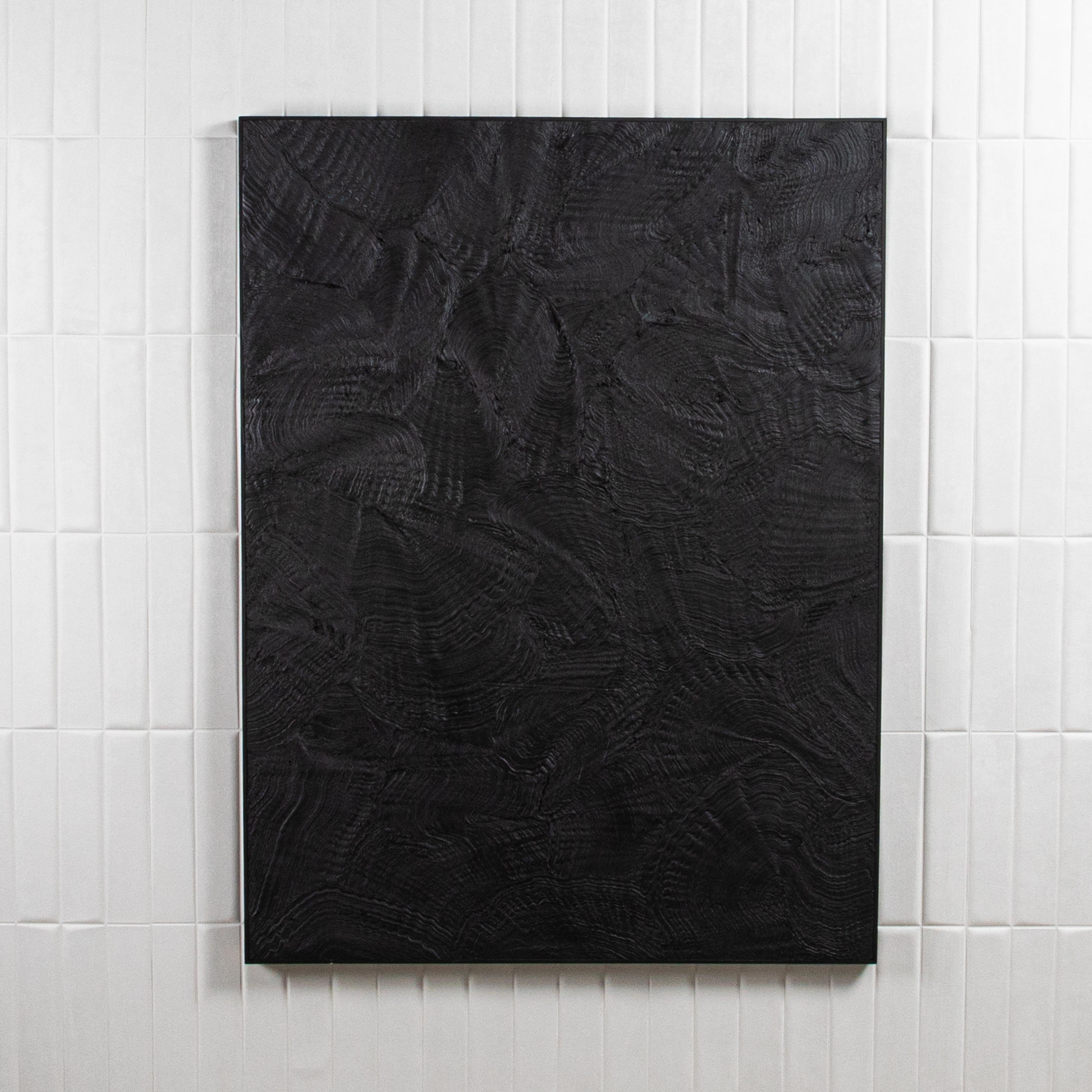 Modernes strukturiertes monochromes Gemälde von Michael Allen im Zustand „Neu“ im Angebot in West Hollywood, CA