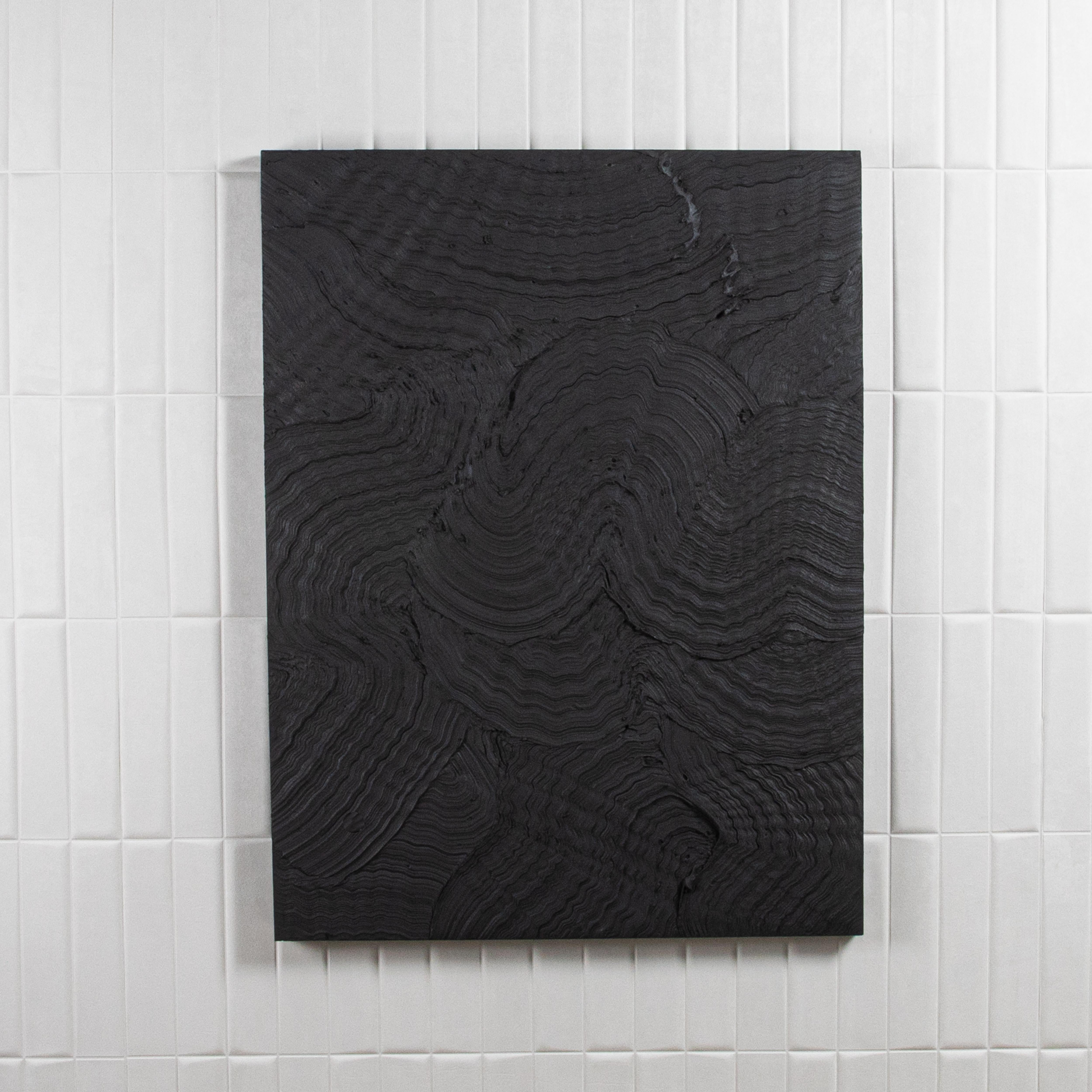 Modernes strukturiertes monochromes Gemälde von Michael Allen (21. Jahrhundert und zeitgenössisch) im Angebot