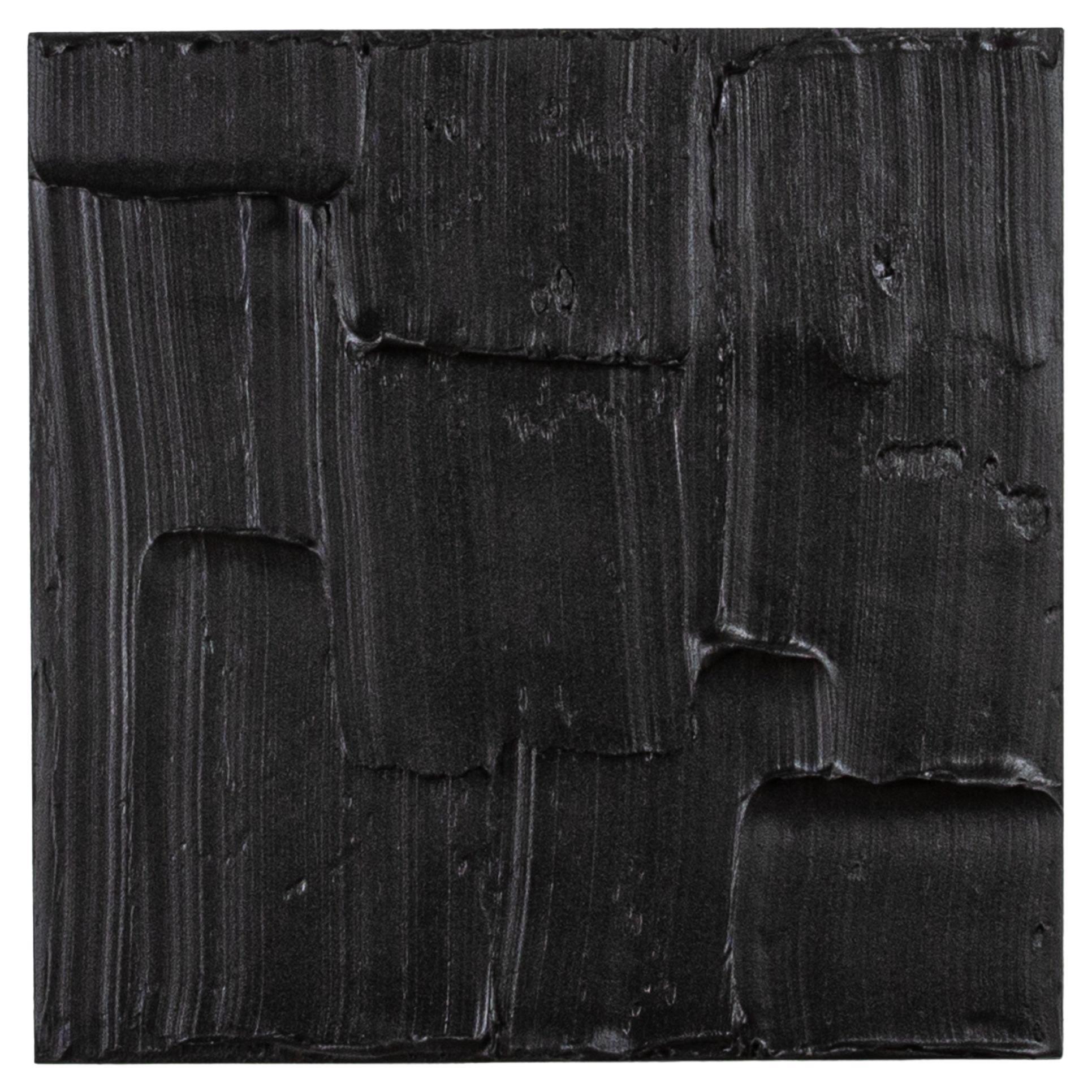 Modernes strukturiertes monochromes Gemälde von Michael Allen