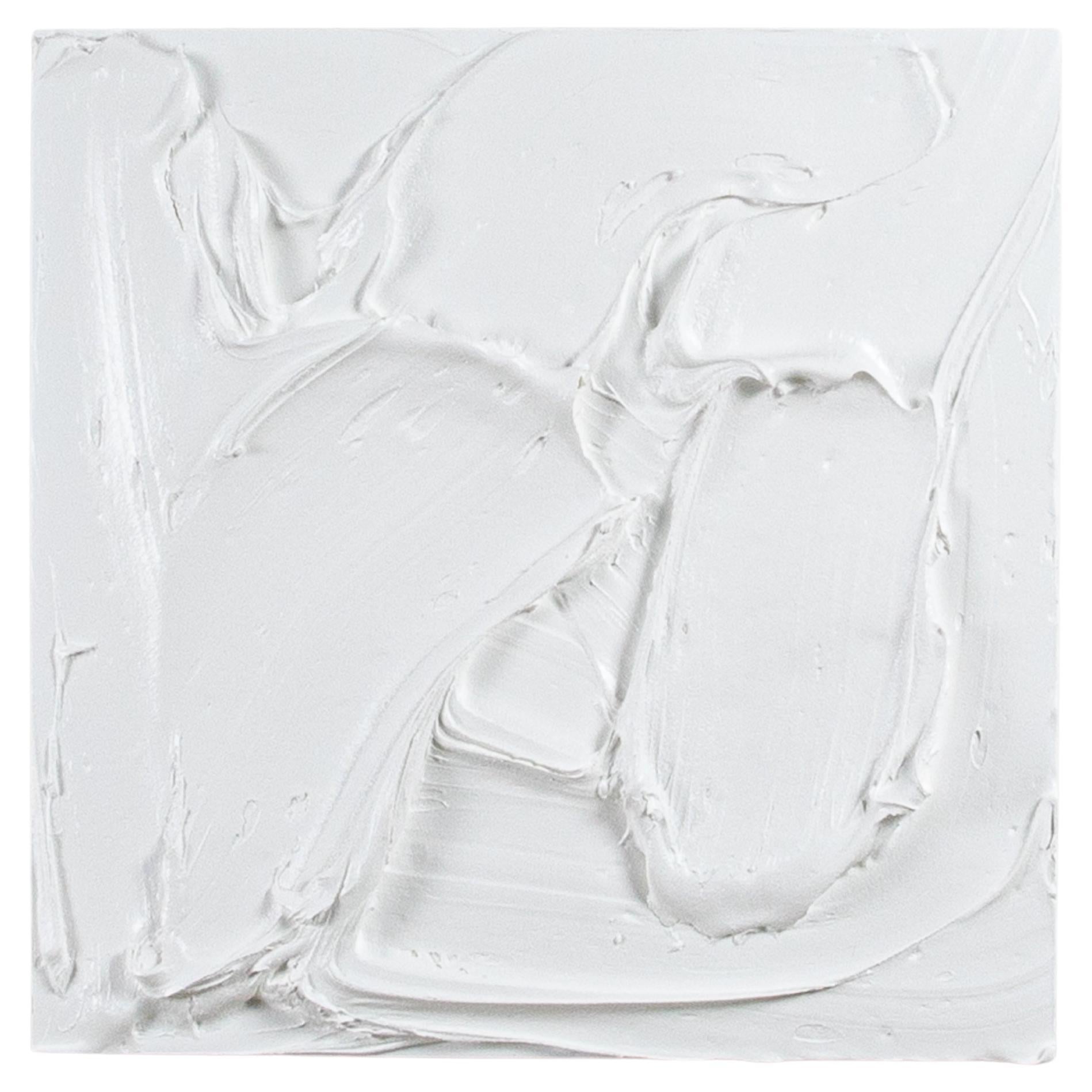 Modern Textural Monochromatic Painting by Michael Allen