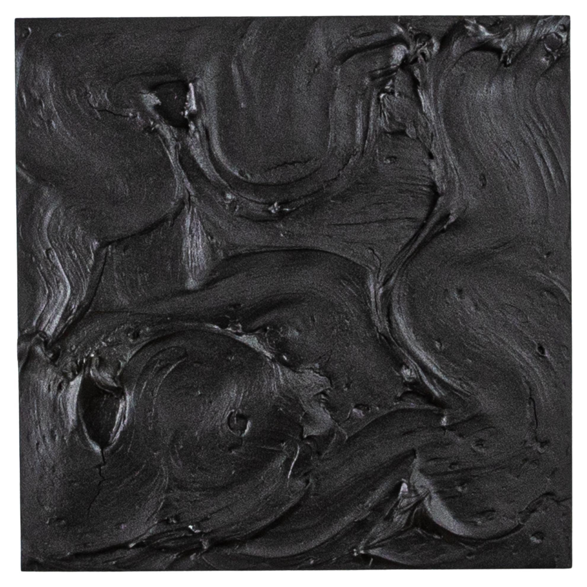 Modern Textural Monochromatic Painting by Michael Allen