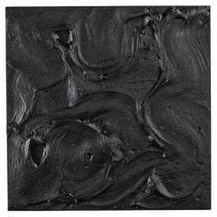 Modern Textural Monochromatic Painting by Michael Allen