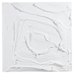 Modern Textural Monochromatic Painting by Michael Allen