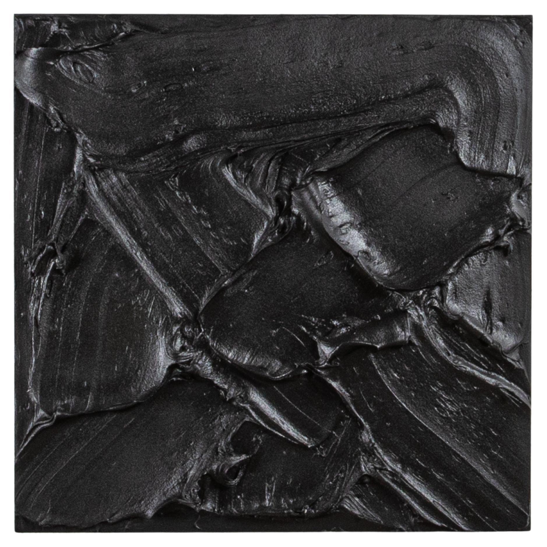 Modernes strukturiertes monochromes Gemälde von Michael Allen