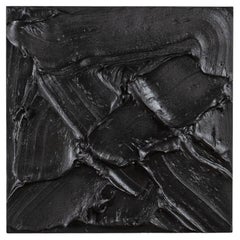 Modern Textural Monochromatic Painting by Michael Allen