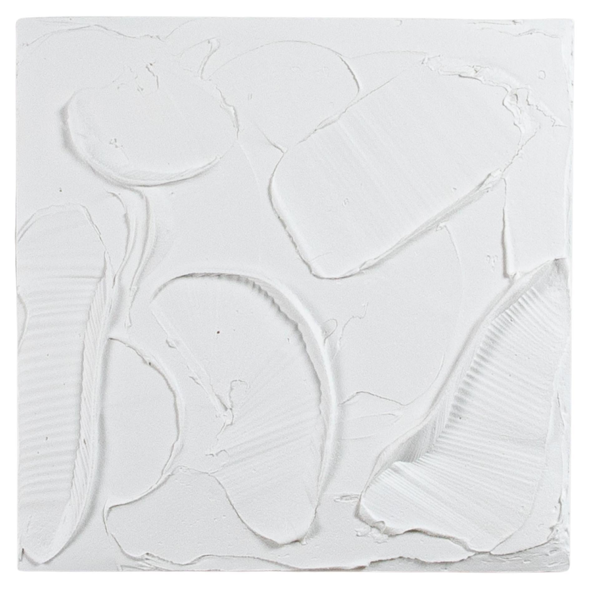Modern Textural Monochromatic Painting by Michael Allen