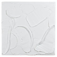 Modern Textural Monochromatic Painting by Michael Allen