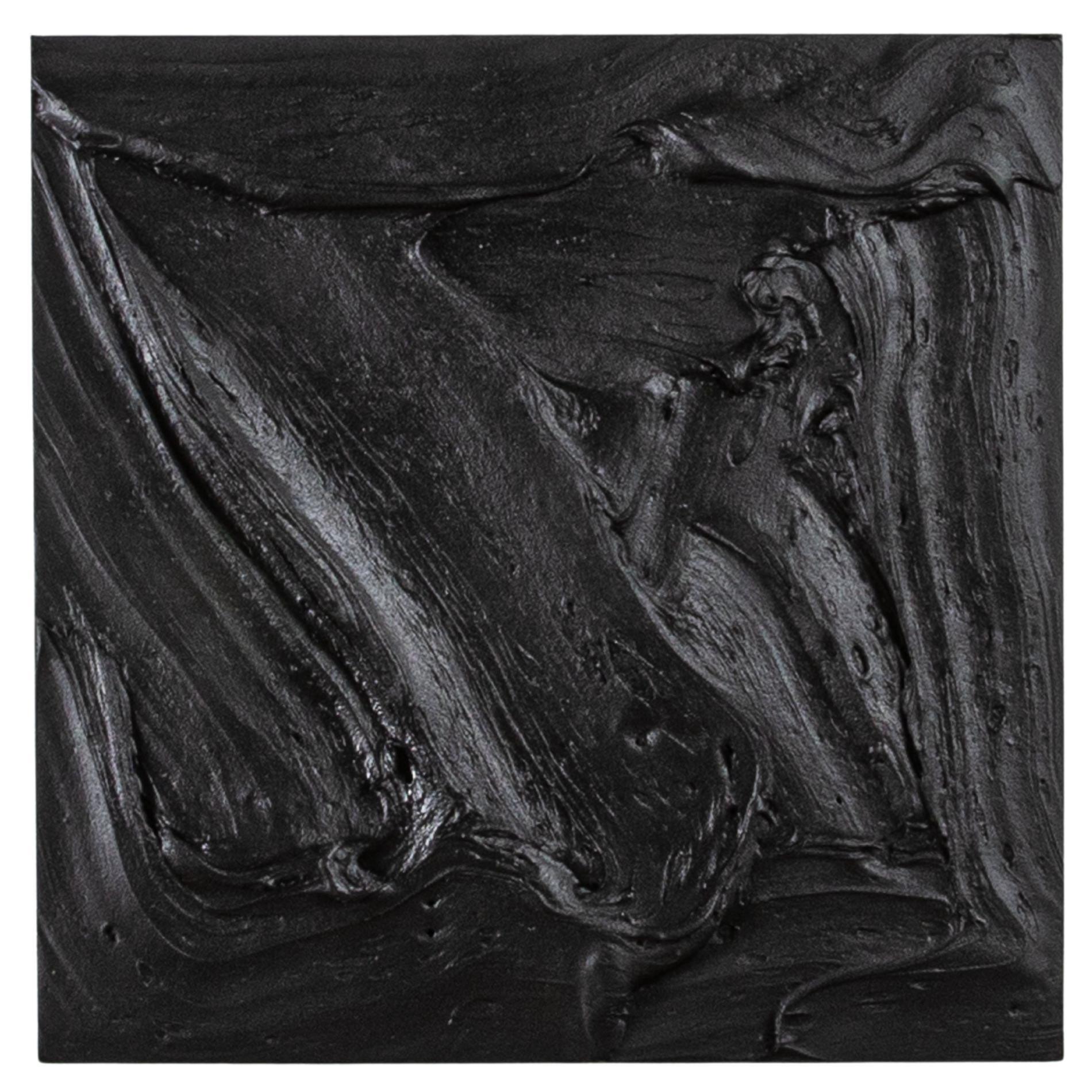 Modernes strukturiertes monochromes Gemälde von Michael Allen