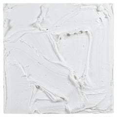 Modern Textural Monochromatic Painting by Michael Allen