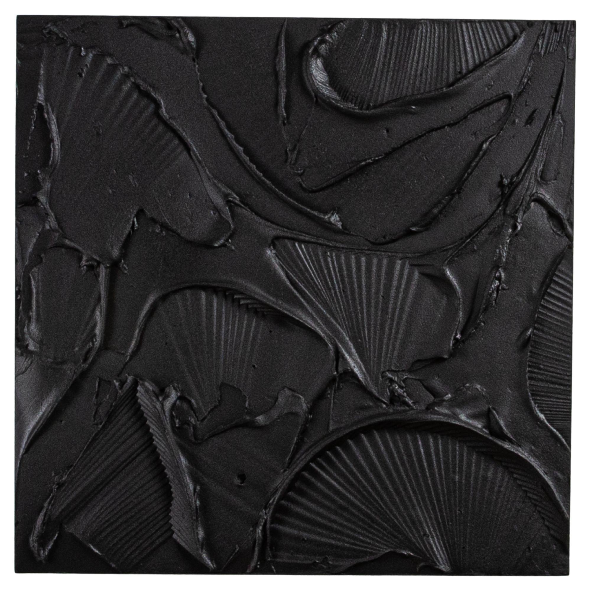 Modernes strukturiertes monochromes Gemälde von Michael Allen