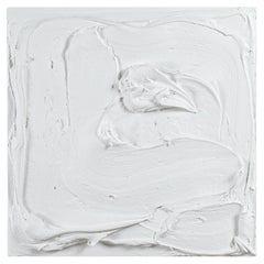 Modern Textural Monochromatic Painting by Michael Allen