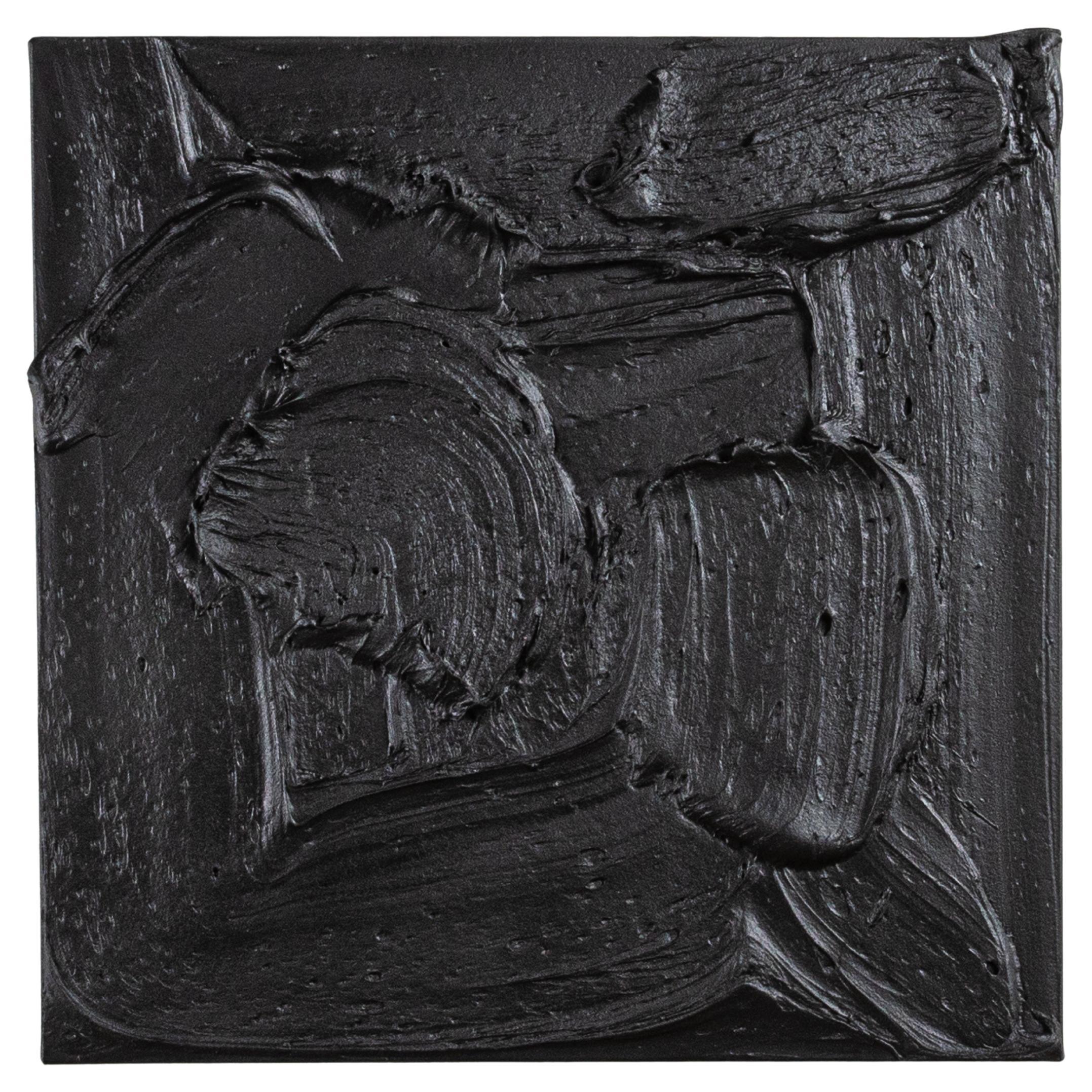 Modern Textural Monochromatic Painting by Michael Allen For Sale
