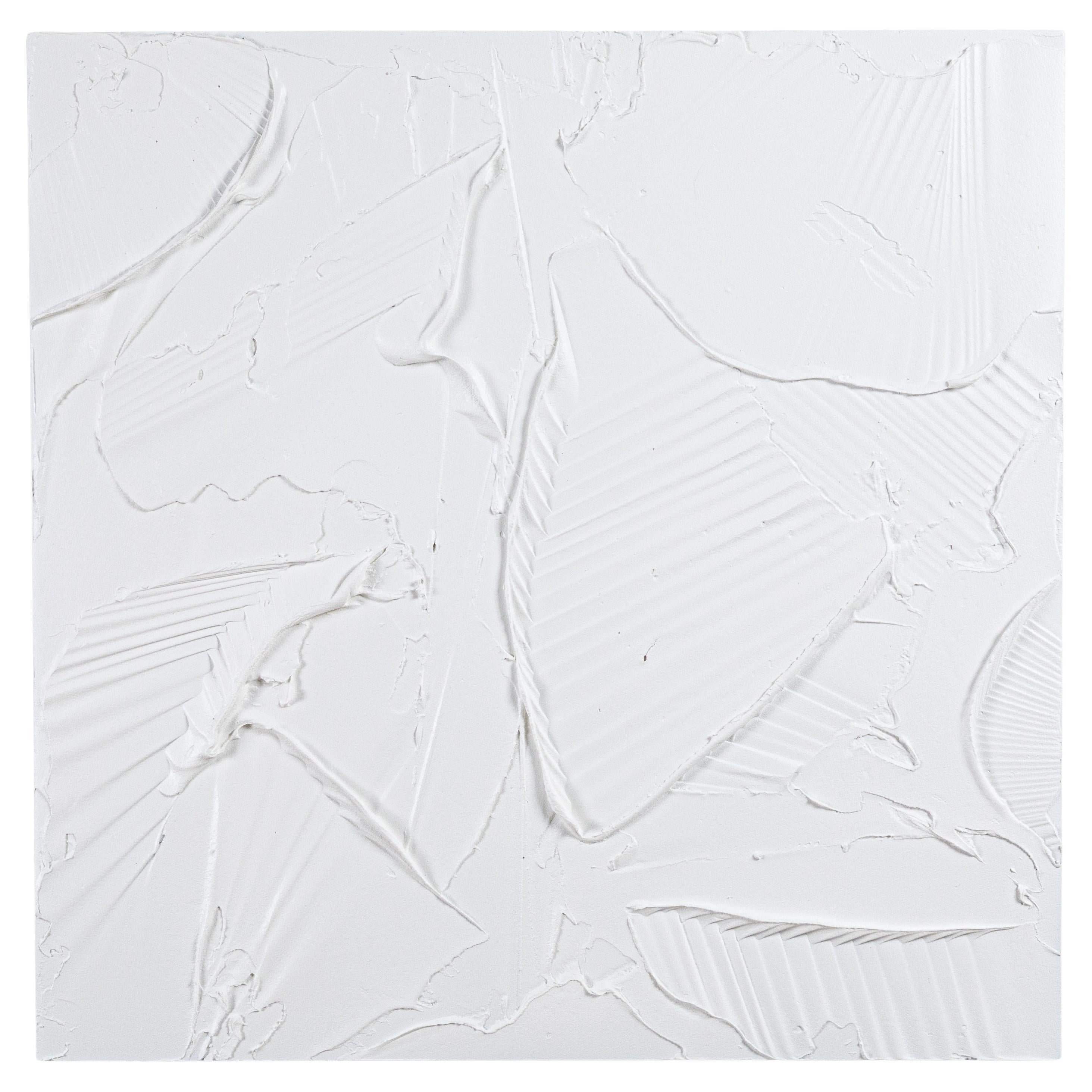 Modernes strukturiertes monochromes Gemälde von Michael Allen im Angebot
