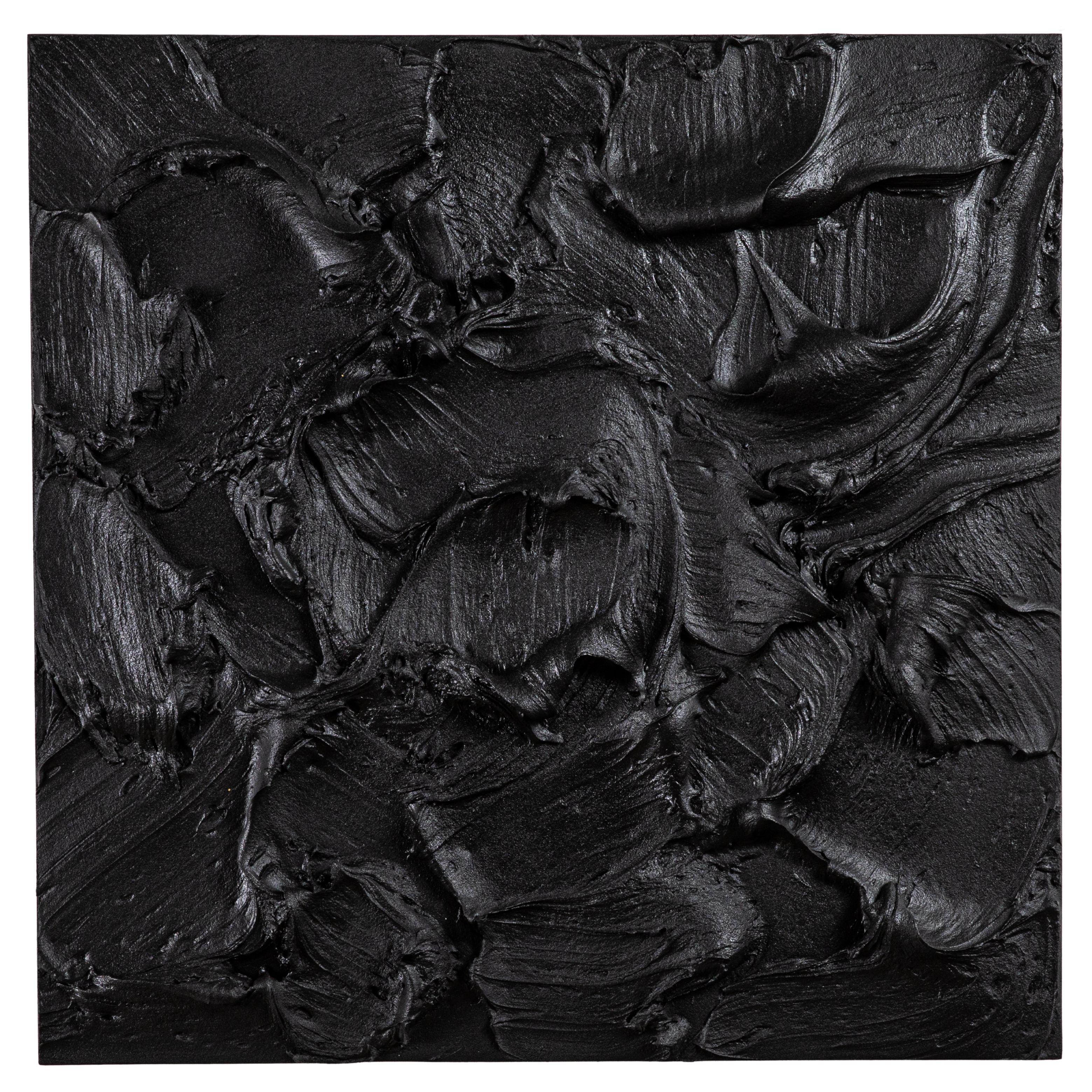 Pittura moderna monocromatica testurizzata di Michael Allen
