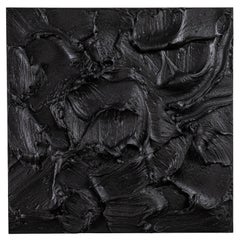 Modern Textural Monochromatic Painting by Michael Allen