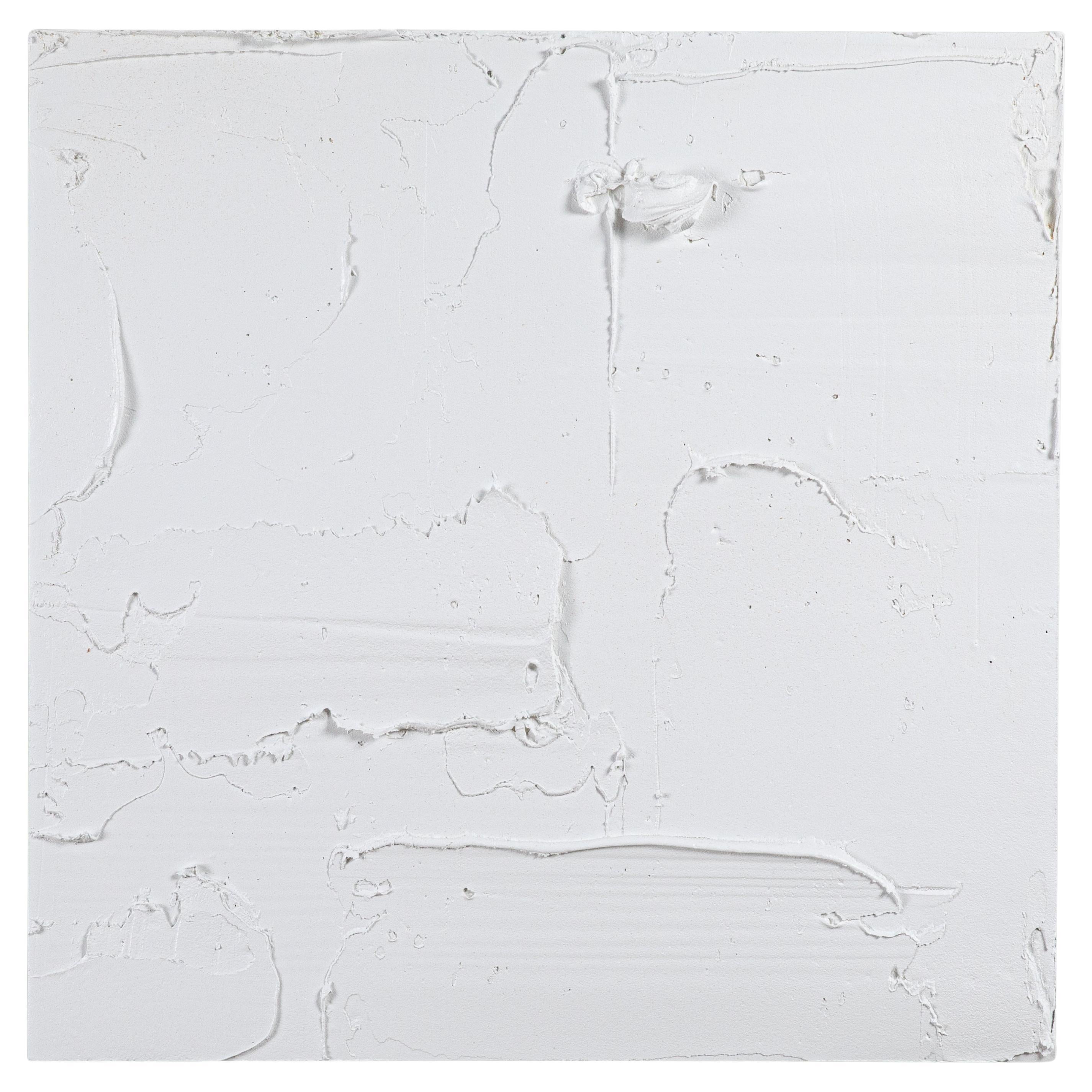 Modern Textural Monochromatic Painting by Michael Allen