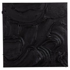 Modern Textural Monochromatic Painting by Michael Allen