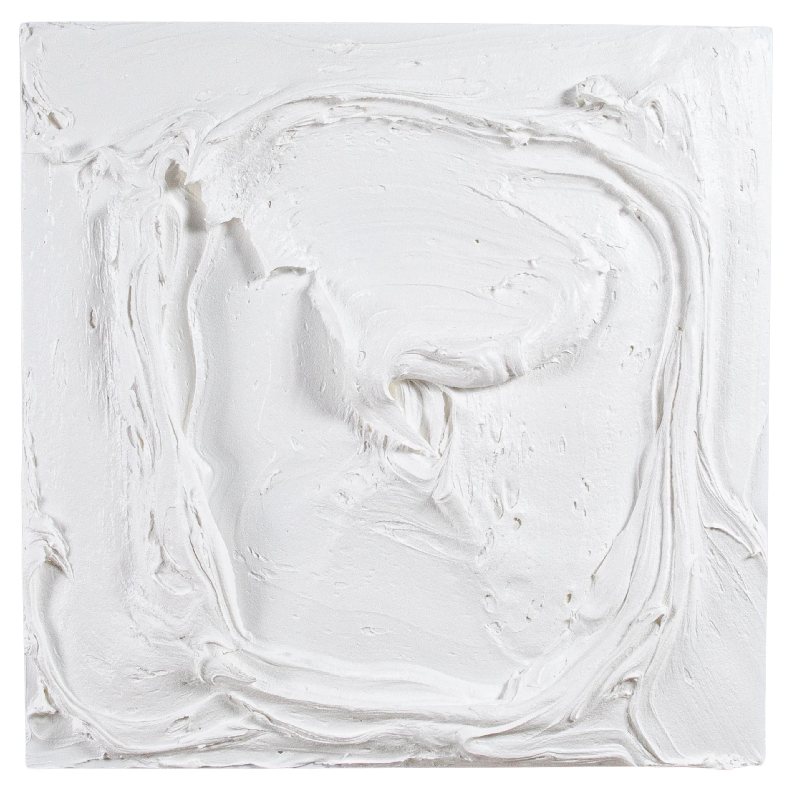Modern Textural Monochromatic Painting by Michael Allen
