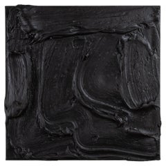 Modern Textural Monochromatic Painting by Michael Allen