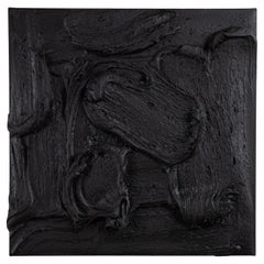 Modern Textural Monochromatic Painting by Michael Allen