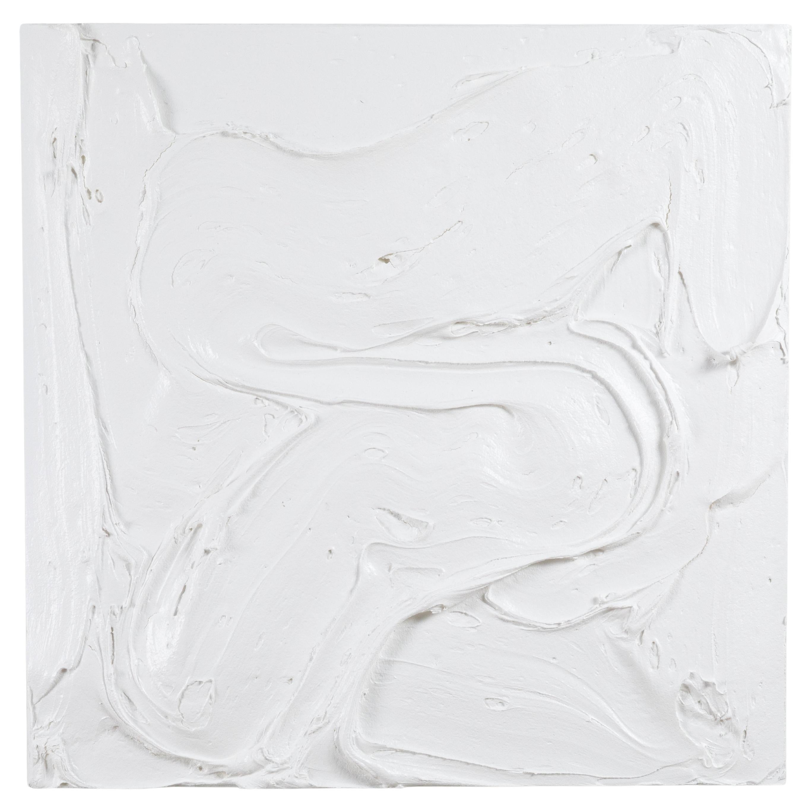 Modernes strukturiertes monochromes Gemälde von Michael Allen