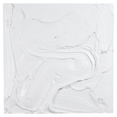 Modern Textural Monochromatic Painting by Michael Allen