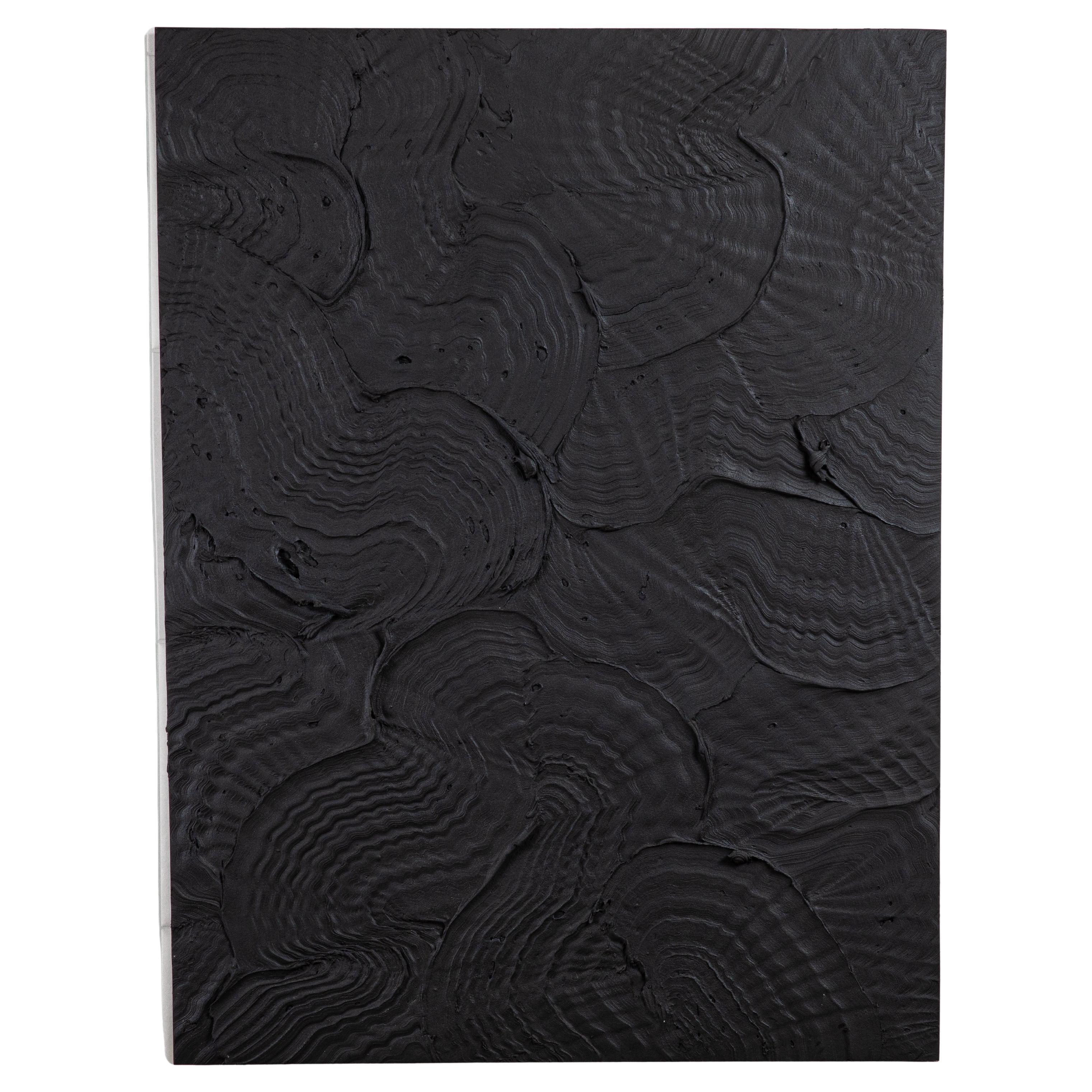 Modern Textural Monochromatic Painting by Michael Allen