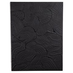 Modern Textural Monochromatic Painting by Michael Allen