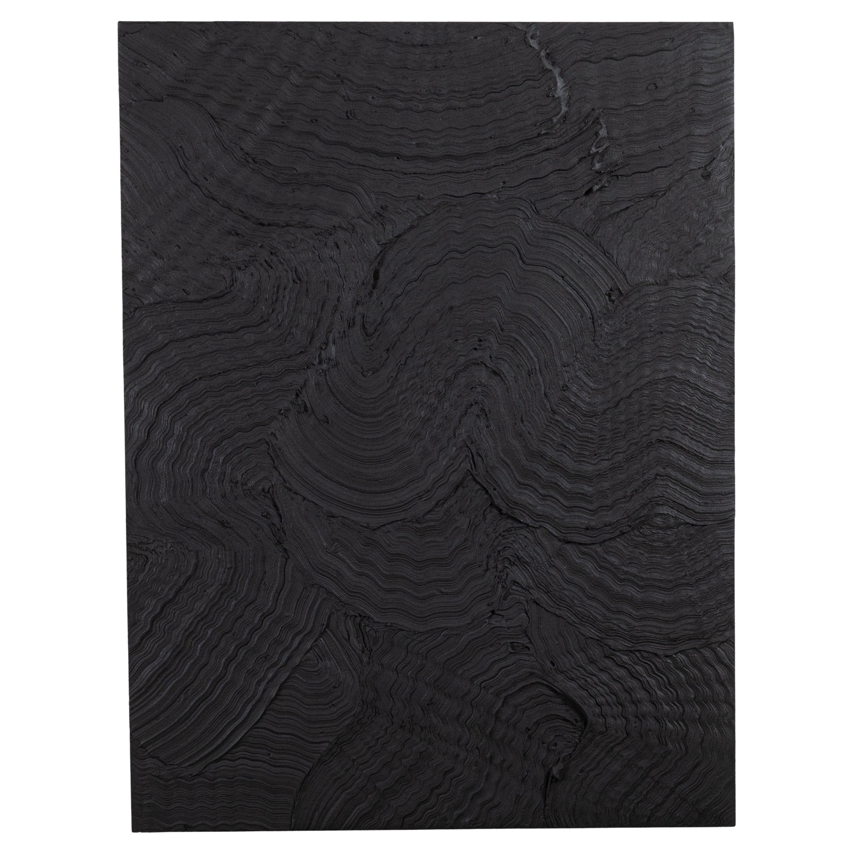 Modernes strukturiertes monochromes Gemälde von Michael Allen