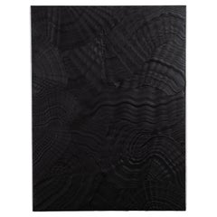 Modern Textural Monochromatic Painting by Michael Allen