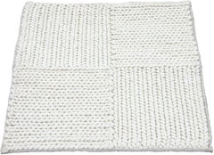 Modern Texture Handmade Ivory Custom Wool Rug