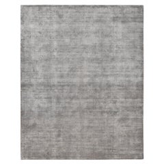 Modern Textured Silk and Wool Rug 8'x10'