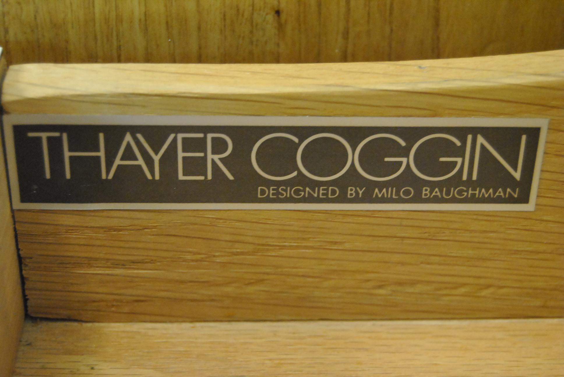 20th Century Modern Thayer Coggin Olivewood Credenza Design by Milo Baughman